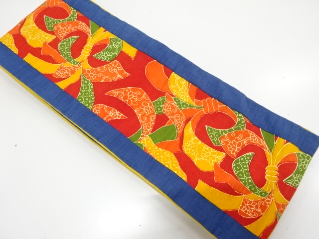 Japanese Kimono / Hanhaba Obi Cotton